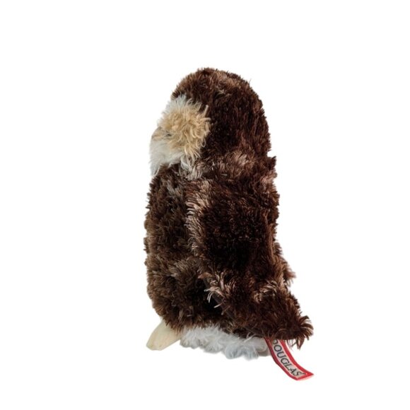 Douglas Moon Light Owl Plush 8" Brown Stuffed Animal Toy #4040 Realistic - Picture 4 of 7